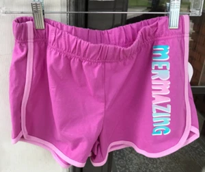 Girls Wonder Nation XL 14-16 Orchid Purple Mermaid Sparkle Mermazing Shorts C - Picture 1 of 3