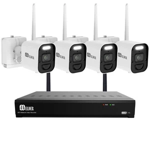 Elder 4K Wireless Security Camera System 1TB, Battery WiFi Surveillance Outdoor - Picture 1 of 12