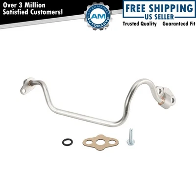 Linha de alimentação de óleo do turbocompressor compatível com 2003-2010 Ford 2003-2009 International - Imagem 1 de 4