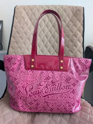 Louis Vuitton Cosmic Blossom PM Murakami Bolso de Compras Bolso de Mano Monograma Rosa Foto 1 de 4