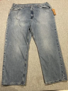 Vintage Levis 577 Damengröße 20 Ofenrohr hergestellt in den USA 90er Jahre Y2K Deadstock 38 Baggy - Bild 1 von 23
