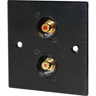 Wall Plate 2x Phono Socket  - Image 1 of 4