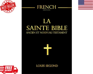 La Sainte Bible en français complète en deux parties l'Ancien Testament et le - Foto 1 di 3