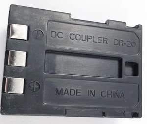 Kupplung Dummy Akku Adapter für Canon DR20 passend für ACK-DC20 PowerShot G7 G9 - Bild 1 von 4
