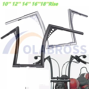 10/12/14/16/18" Rise Ape Hanger Handlebar for VTX1300 VTX1800 New - Picture 1 of 21
