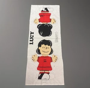 Vintage Peanuts Lucy from Charlie Brown Craft Fabric Panel for Toy/Pillow Sewing - Picture 1 of 7