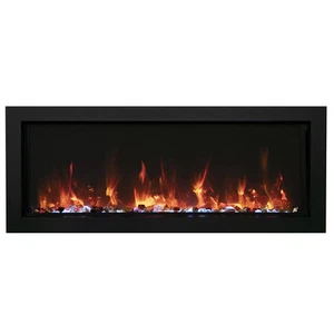 Amantii Panorama Indoor/Outdoor Extra Slim Built In Electric Fireplace, 60in. - Picture 1 of 1