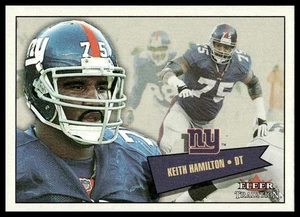 2001 Fleer Tradition #192 Keith Hamilton New York Giants NM+ - Picture 1 of 2