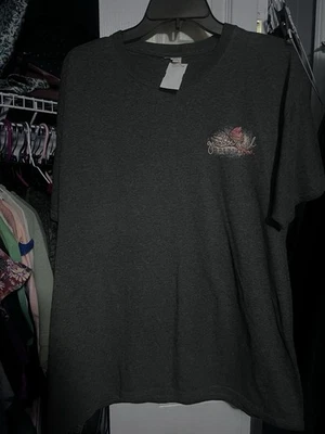 Size Xl Girlie Girl Originals T-shirt, cupcake and wisk logo EUC, gray, women’s  - Image 1 of 2