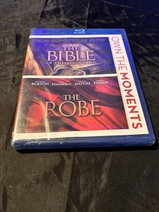 The Bible In The Beginning Robe Blu-ray Set of 2 Movies New Factory Sealed Rare - Bild 1 von 2