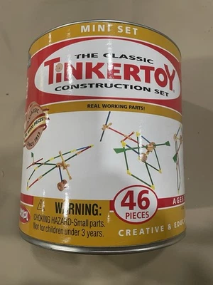 Hasbro TINKERTOY Construction Mini Set 92 Pieces - RARE - Image 1 of 4