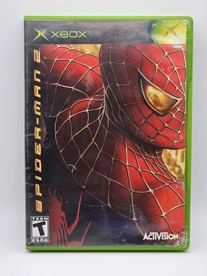 Spider-Man 2 (Microsoft Xbox, 2004) No Manual Tested Working Resurfaced - Image 1 of 4