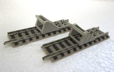 2x FLEISCHMANN 9116 N PICCOLO BUFFER BUMPER STOP STRAIGHT TRACK SECTIONS 'C' - Image 1 of 4