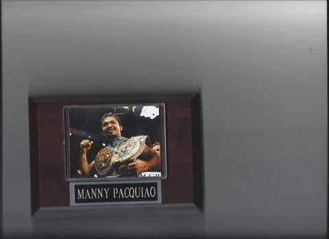 MANNY PACQUIAO PLAQUE BOXING CHAMPION Cover