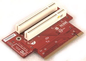 DUAL Riser Karte PCI / 2x PCI MSI MS-4037, EXTENSION RISER CARD 32-BIT SLOT - Picture 1 of 2