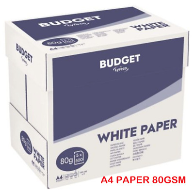 A4 80GSM White Copier Office Home School Printer Printing Copy Paper - OFFER • 26.50£
