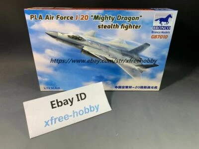 BRONCO GB7010 1/72 PLA Air Force J-20 "Mighty Dragon" Stealth Fighter - Image 1 of 3