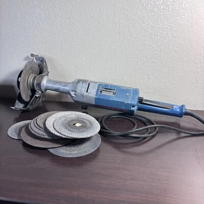 Amoladora de alta resistencia Bosch 0 601 207 039 9,2 amperios 7000 rpm hecha en Alemania con ++ discos Foto 1 de 4