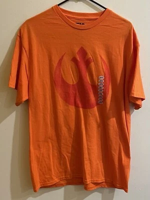 Camiseta manga corta Star Wars Rebel Alliance Symbol para hombre L grande naranja Foto 1 de 2