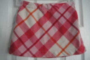 Gap Kids Girls size 7 Red Plaid Check Adjustable Waist Holiday Christmas Skirt - Picture 1 of 4