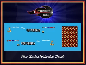 1/64 '55 Chevy "Copperhead" Gasser CUSTOM Decal SCR-0711 - Picture 1 of 3