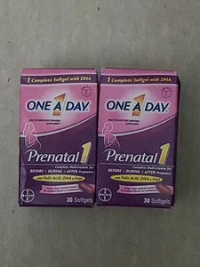 2-One A Day Prenatal 1 Complete Multivitamin 60 Softgels. Expiration 12/2025 - Picture 1 of 1