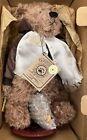 Rare Boyds Bears "Ace Q. Dooright" Mohair Uptown Collection W/ Tag Stand & Box $