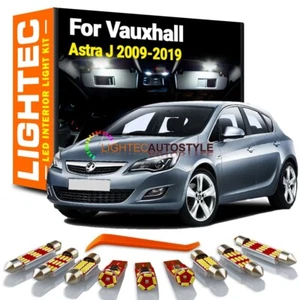 For Vauxhall Astra J 09-19 PREMIUM High Power 13pc White LED Interior Light Kit - Picture 1 of 6