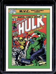 1990 Impel Marvel Universe #134 MVC: Incredible Hulk #181 Wolverine NM-MINT - Picture 1 of 2