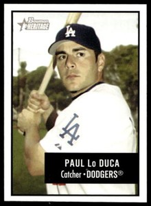 2003 Bowman Heritage 88 Paul Lo Duca   Los Angeles Dodgers  Baseball Card