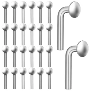 100 Piezas Hebilla Galvanizada Clips Estantería Palets Pernos - Imagen 1 de 12