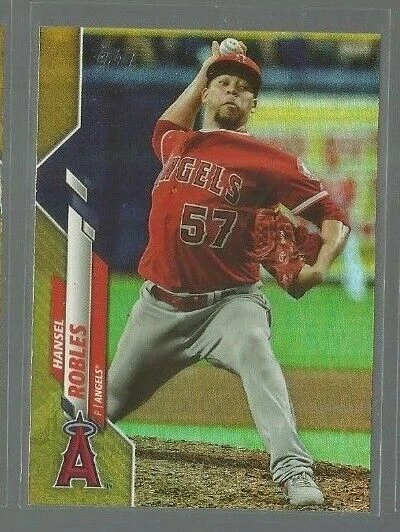 2020 Topps Gold Foil #339 Hansel Robles (ref 86873) - Image 1 of 1