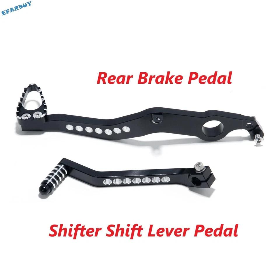06-24 para Yamaha Raptor 700 CNC Pedal de freno de pie trasero + Palanca de cambios Foto 1 de 4
