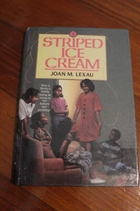 Vintage Striped Ice Cream Hardcover Book--Read Description - Picture 1 of 7