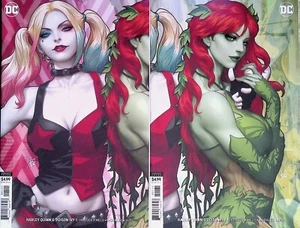 Harley Quinn and Poison Ivy #1B & #1C Artgerm Connecting Cvr (2019 DC) NEAR MINT - Picture 1 of 3