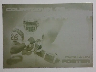 DeShaun Foster 2002 Pacific Atomic Countdown To Stardom Printing Press Plate 1/1 - Image 1 of 2