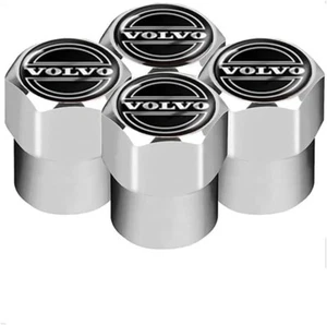Silberne Volvo Radventil Staubkappen. C40 XC40 XC90 XC60 V60 S60 EX30 usw - Bild 1 von 3