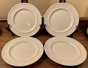 Lot of 4 Vintage 1983 Metlox ColorStax SAND 7.7” Salad Plates: Tan Oven-to-Table - Picture 1 of 10