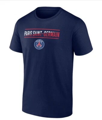 Paris Saint-Germain T-Shirt - Navy Blue - Fanatics Mens Size Large - NWT - Image 1 of 2