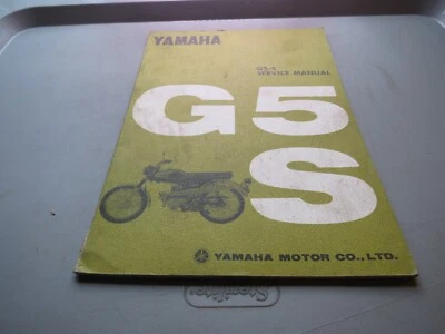Yamaha G5S G5 S 1969 Genuíno Proprietários de Fábrica Manual de Serviço de Reparo 0004 - Imagem 1 de 4