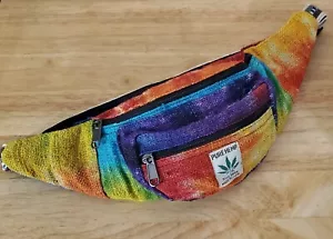 Tie Dye Hemp Fannypack - Picture 1 of 7