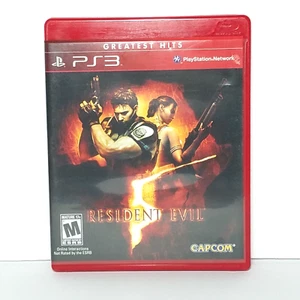 PS3 Resident Evil 5 For PlayStation 3 Network Capcom Excellent Complete In Box - Picture 1 of 6