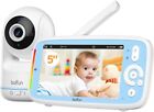 BOIFUN 5'' Video Baby Monitor Camera,Night Vision, 3x Zoom,2-way Audio,VOX Mode