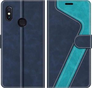 MOBESV Custodia per Xiaomi Redmi Note 6 PRO, Cover a Libro Magnetica Custodia in - Foto 1 di 12