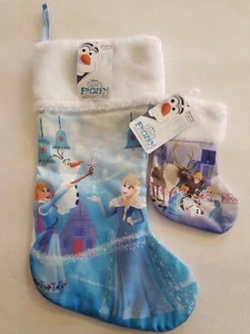 FROZEN OLAFS ADVENTURE NEW CHRISTMAS STOCKING 18" and 8" included - Picture 1 of 5