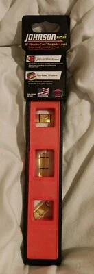 Johnson 9" Structo Cast Torpedo Level Orange New - Image 1 of 4