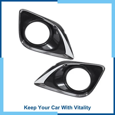 Pack (2) Left Right Side Fog Light Grille Cover Trim for Toyota Venza 13-16 - Image 1 of 4
