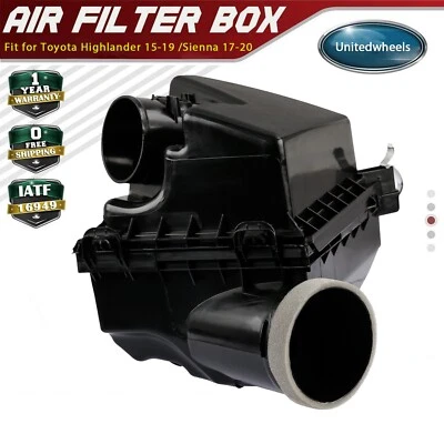 Caja limpiadora de carcasa de filtro de admisión de aire para Toyota Highlander 15-19 Sienna 2017-20 Foto 1 de 4