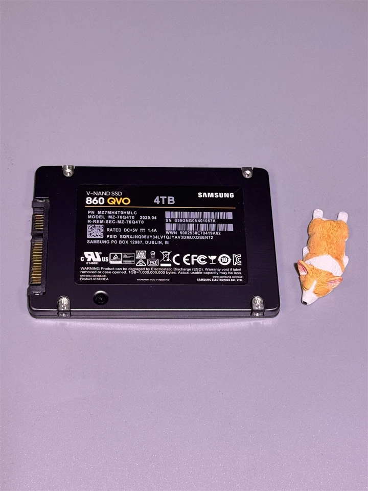 MZ-76Q4T0 SAMSUNG 4TB 6Gbps 860 QVO SATA III 2.5" SOLID STATE DRIVE SSD - Image 1 of 1