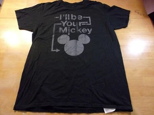 CAMISETA OFICIAL DISNEY PARKS "I'LL BE YOUR MICKEY" HOMBRE NEGRA TALLA:L - Imagen 1 de 2